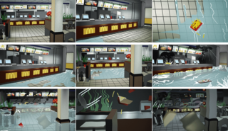 Storyboarding Flooding Macdonalds by Superflex